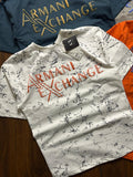 Shopterax Premium Marble Print Oversized T-Shirt – White